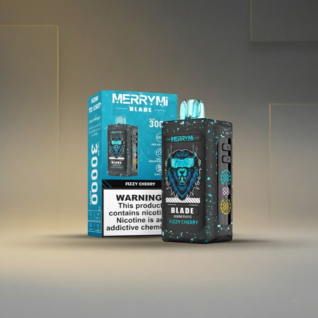 MerryMi Blade 30K Polska Jednorazówki E-papieros Fizzy Cherry 30000 Buchów
