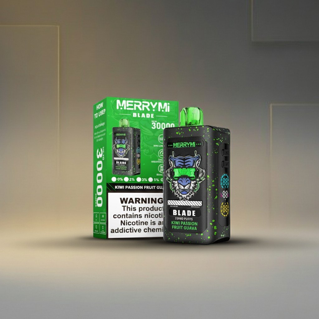 MerryMi Blade 30K Polska Jednorazówki E-papieros Kiwi Passion Fruit Guava 30000 Buchów